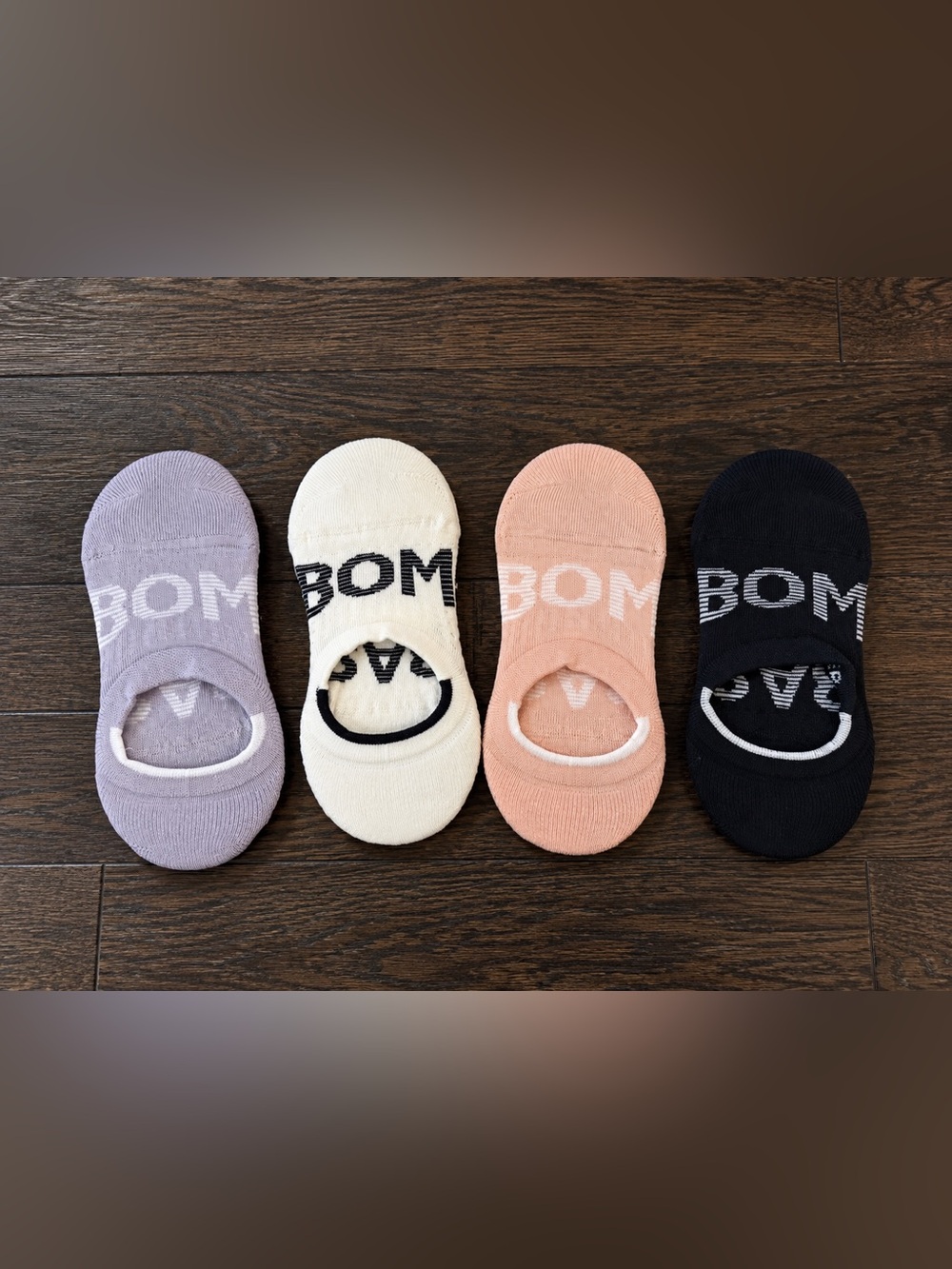 Bombas Women's All Sport Cushioned No Show Sock 4-Pack - BNWT